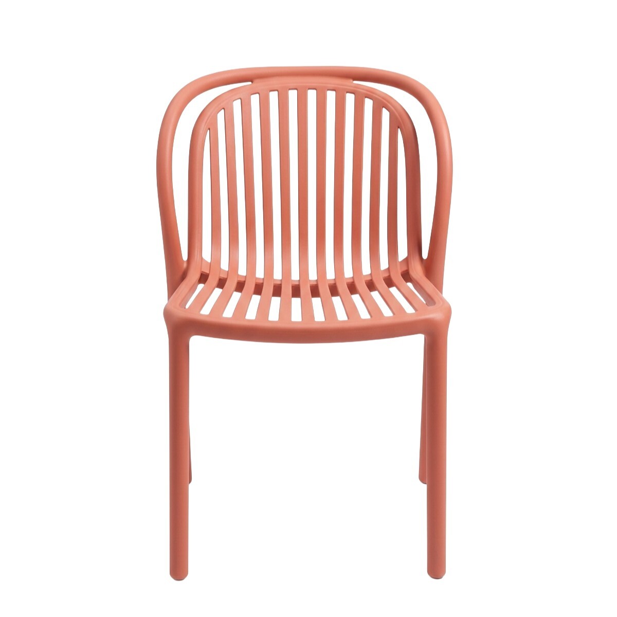 SILLA PLAST REJILLA TERRACOTA CL P/JARDIN 
