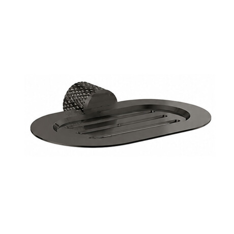 JABONERA SOPORTE METAL SIGNATURE GRAFITO GUNMETAL BRILLO GRAFITO-GUNMETAL