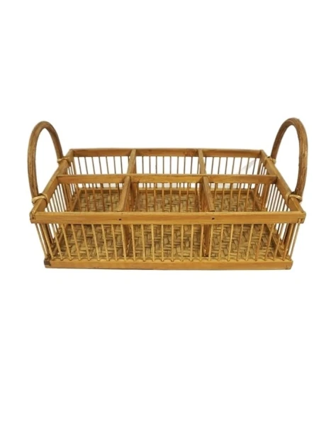 ORGANIZADOR 6 DIV. 27x17xH7 CMS C/ASAS BAMBU ORGANIZADOR 6 DIV. 27x17xH7 CMS C/ASAS BAMBU