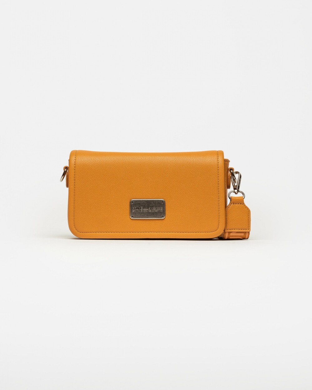 Bandolera Air en efecto cuero graneado Camel