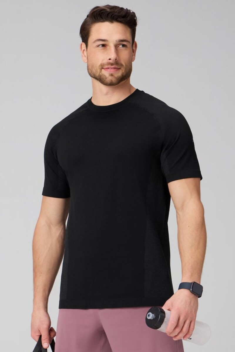 Remera Fabletics The Training Day - Negro 