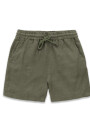 LINEN SHORTS Army