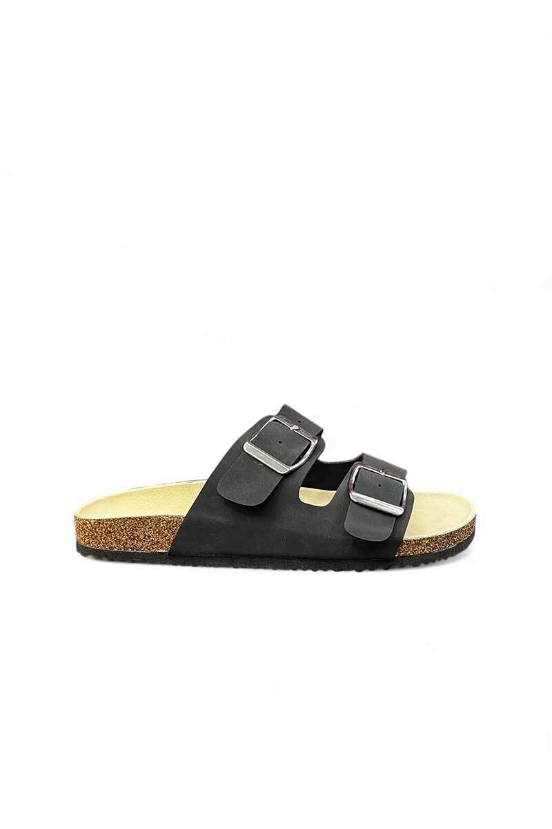 SANDALIA VERTIGO 2 HEBILLAS DI209 Negro