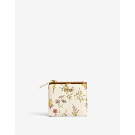 Billetera Chica Estampado Flores