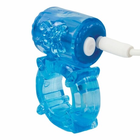 Anillo Vibrador Recargale Charged Big O Azul