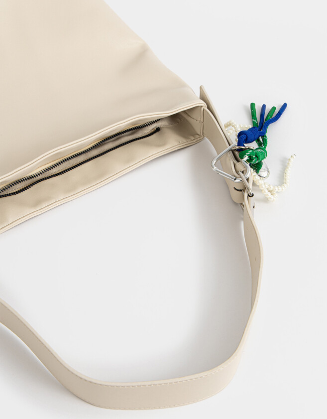Saca Cartera Saca Con Charm - Blanco Crudo