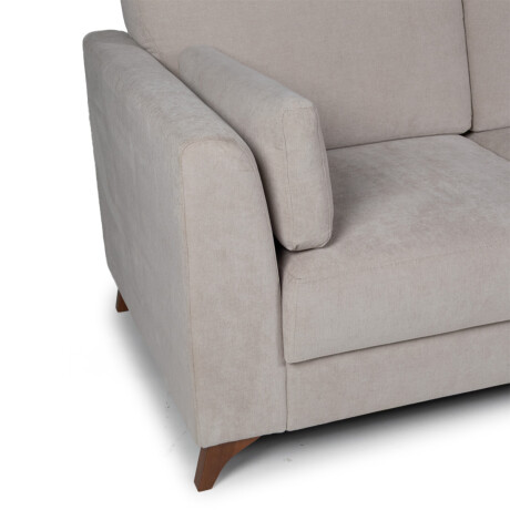 Rinconera Capri - Tela Microfibra - Chaise derecho Kruger 02-152 (Beige)