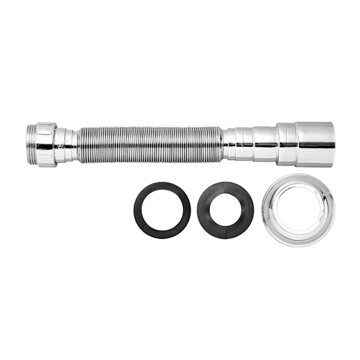 Sifón Cromado Plástico Universal Blukit Corrugado 