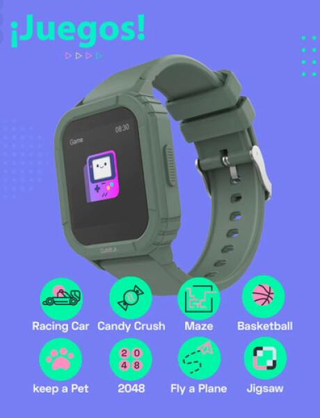 Reloj inteligente smartwatch para niños Cubitt Junior CTJR Lila