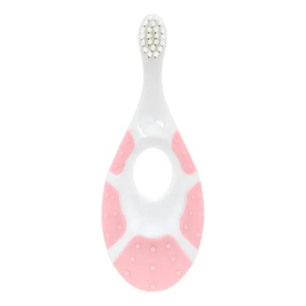 Cepillo dental BUBA 0-24 meses rosado