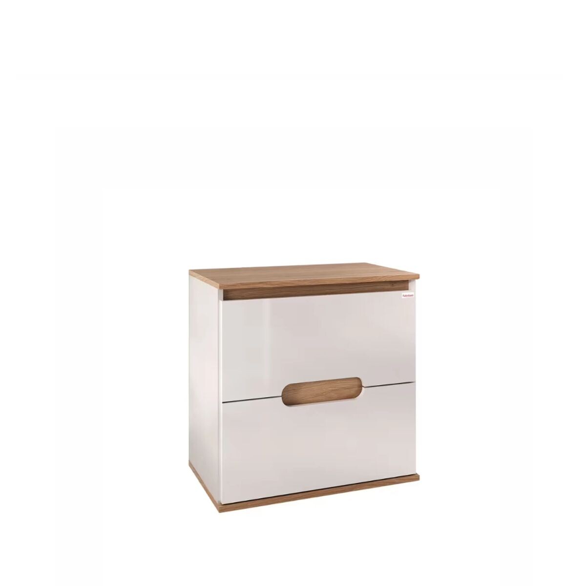 Mueble De Baño Suspendido Beatriz 60 Cm Blanco Con Catedral Sin Bacha 