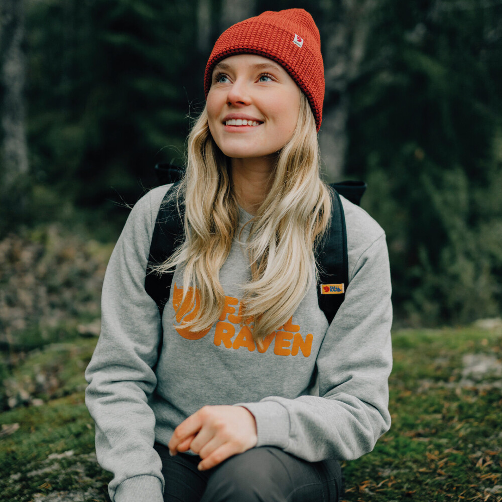 Fjallraven Logo Sweater - Mujer Mais Yellow