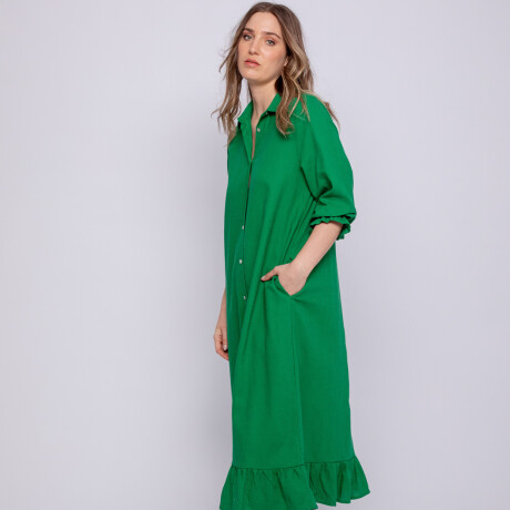 VESTIDO BONILLA Verde Esmeralda
