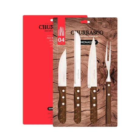 Set 4 Piezas Simonaggio Churrasco Asado 001