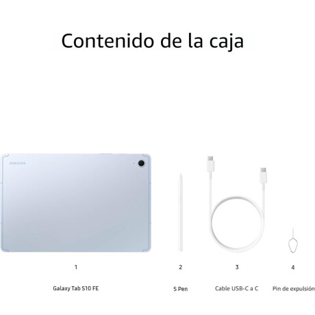 Tablet Samsung Galaxy Tab S10FE 128GB 8GB Blue Book Cover Tablet Samsung Galaxy Tab S10FE 128GB 8GB Blue Book Cover