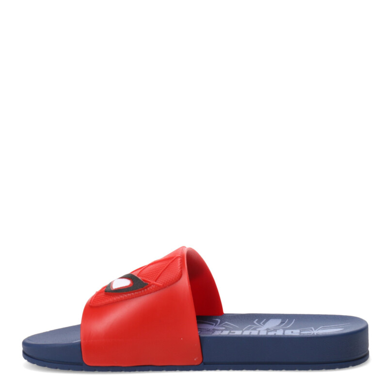 Sandalias Infantiles Disney Araña Azul - Rojo - Blanco