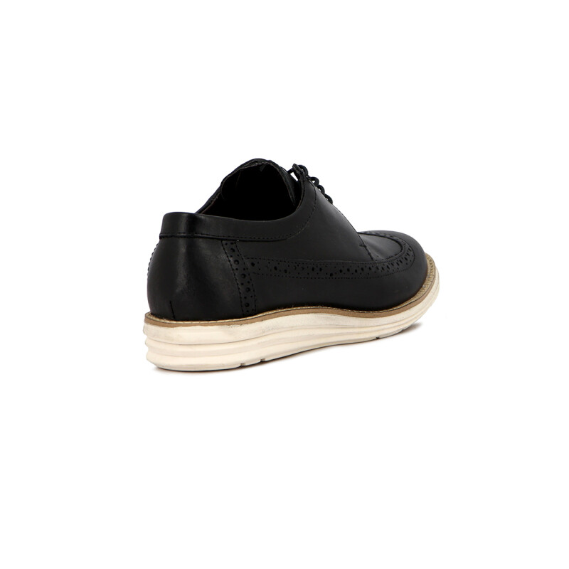 Starsax Mocasín Acord.casual Hombre Suela Clara Negro