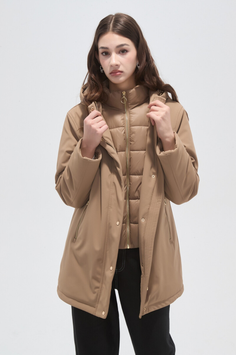 Campera Karipe - Beige Oscuro 