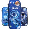 CARTUCHERA 1 PISO ESTAMPADO 3D Niño ASTRONAUTA AZUL
