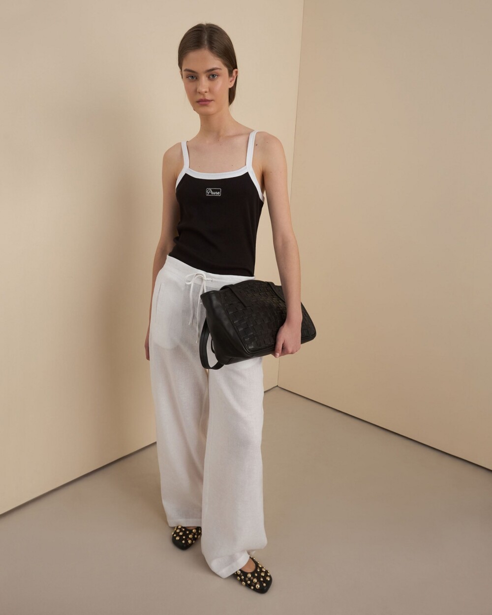 Musculosa Square Negro