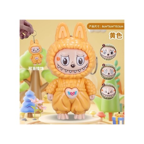 Llavero Muñeco Labubu LKN-1 Gira la Cabeza Varios Colores 001