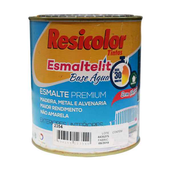 PINTURA ESMALTE AL AGUA BLANCO SATINADO - 3.6 LTS. Pintura Esmalte Al Agua Blanco Satinado - 3.6 Lts.