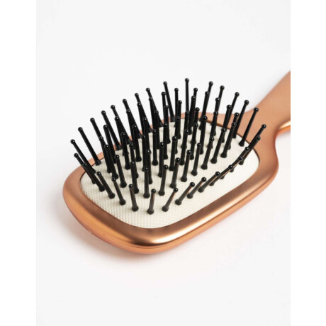 Cepillo Desenredante Metalizado Chico Rosa Metalizado