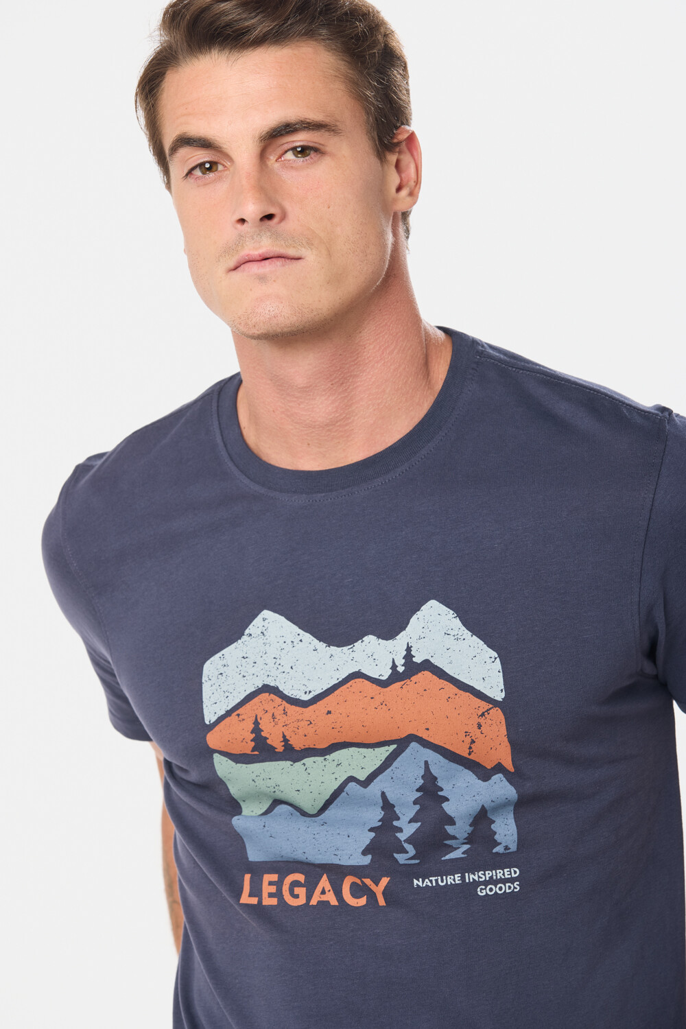 REMERA ESTAMPADA Azul