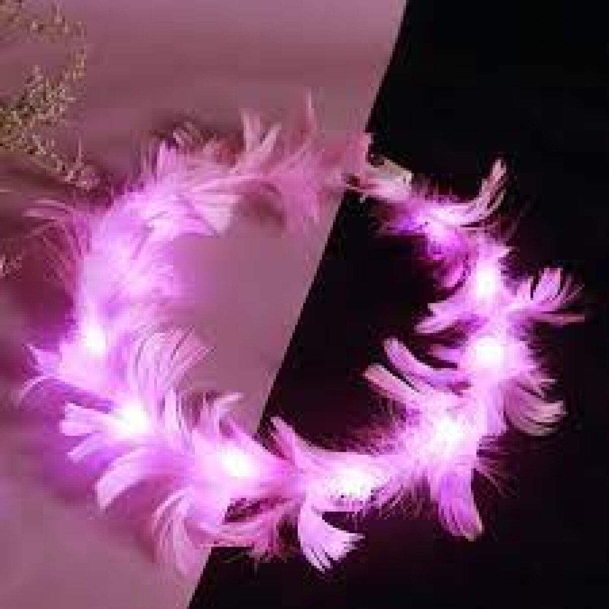 Corona de Plumas - Rosado 