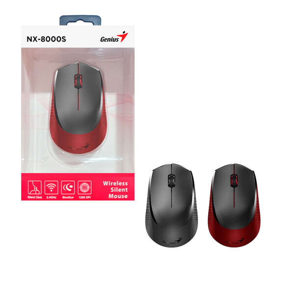 Mouse Genius Nx-8000s MOUSE GENIUS NX 8000S NEGRO INALAMBRICO