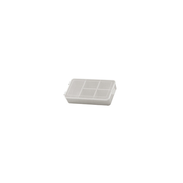CAJA CON 5 DIVISIONES P 16X9X3.5 CM. MULTICOLOR