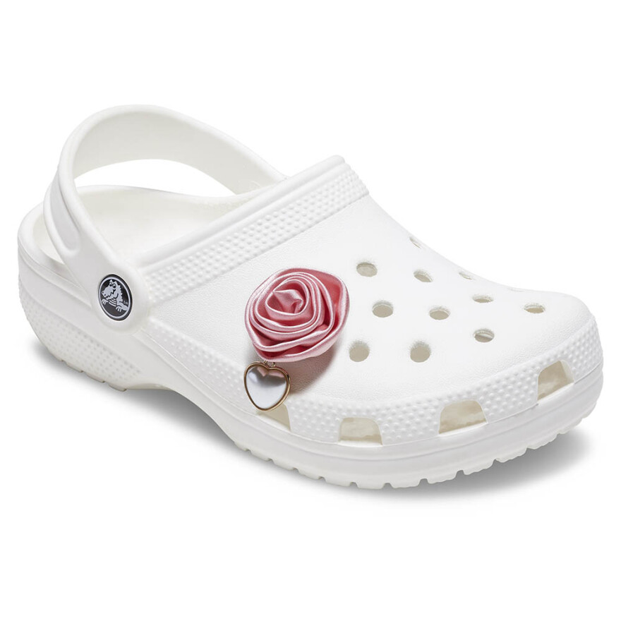 Pink Rose with Pearl Drop Multicolor