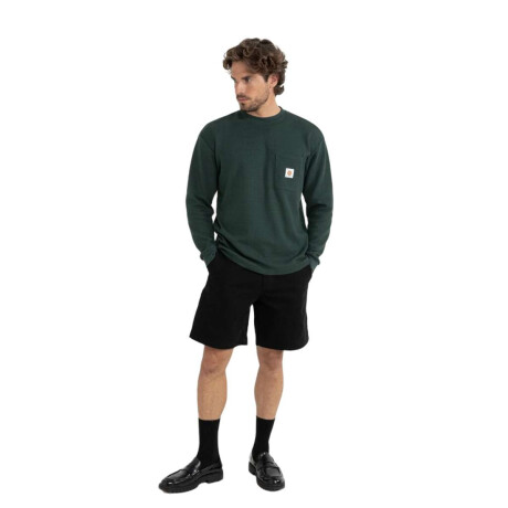 Remera Rhythm Vintage Pocket Waffle Verde