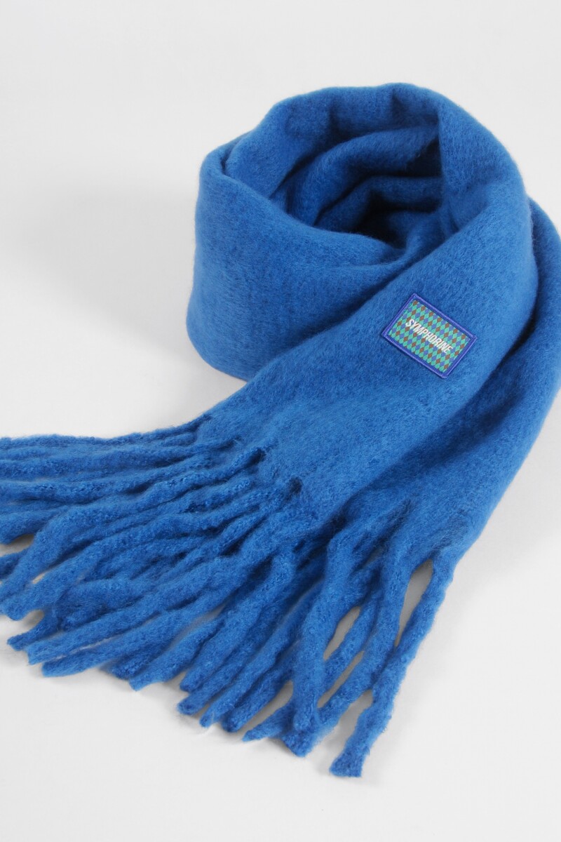 Bufanda soft azul