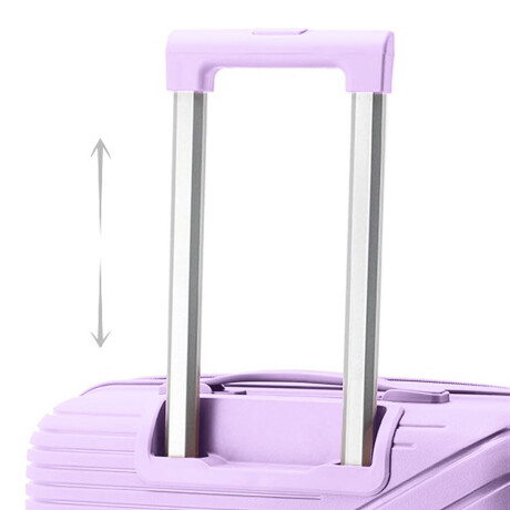 Set X3 Valijas De Viaje Rígidas 4 ruedas 20, 24 y 28 Violeta