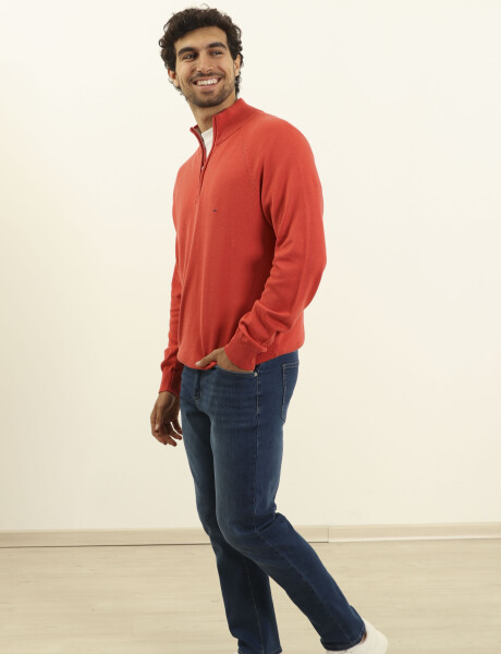 470451 REMERA HARRINGTON LABEL Coral
