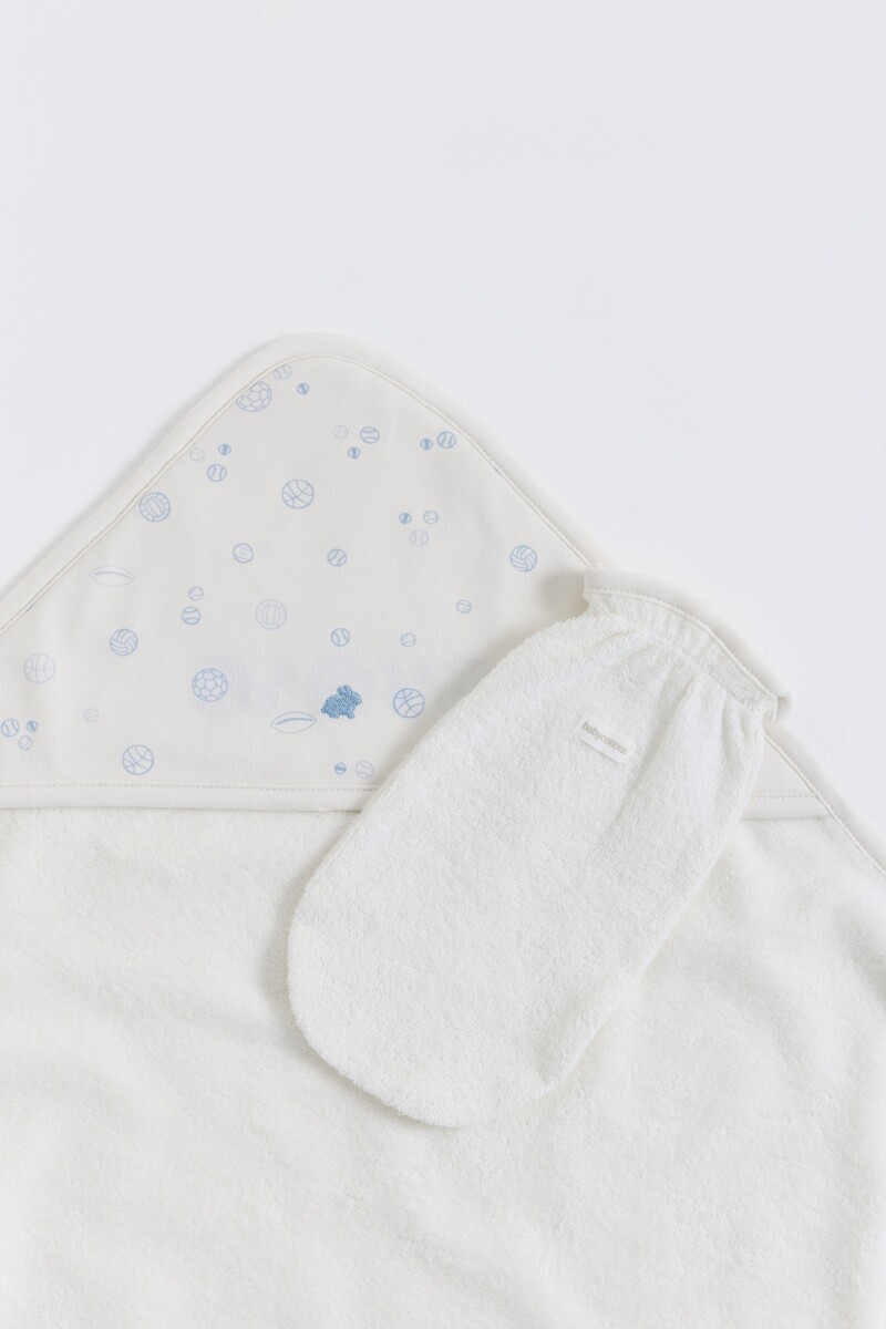 TOALLA CHICA PETER Off White