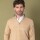 Sweater medio cierre Merino Beige