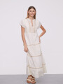 Vestido Cocos Arena Melange