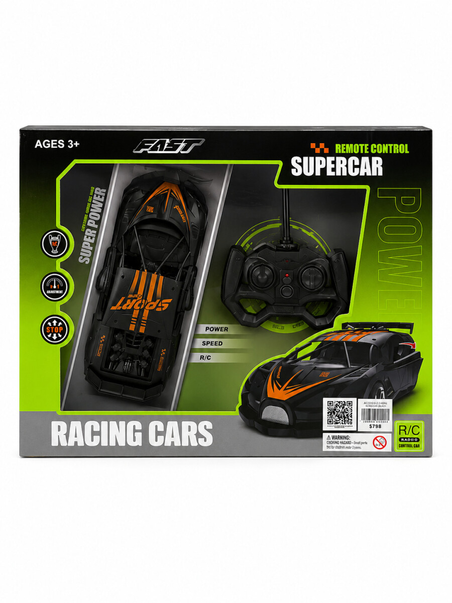 AUTO DE CARRERAS - NEGRO 