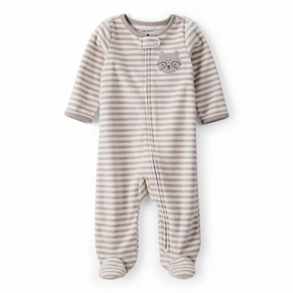 Pijama micropolar striped beige CARTERS Pijama micropolar striped beige CARTERS