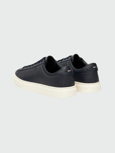BOSS - Zapatillas Grained Navy