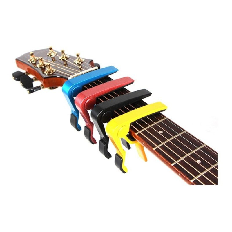 Requinto Capo Capotraste Guitarra Acustica Electrica Pinza Gris