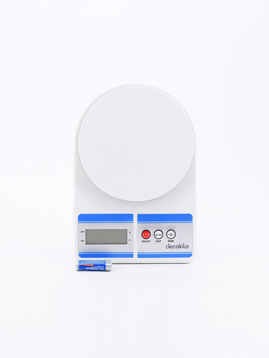 BALANZA DIGITAL DE COCINA - BLANCO 