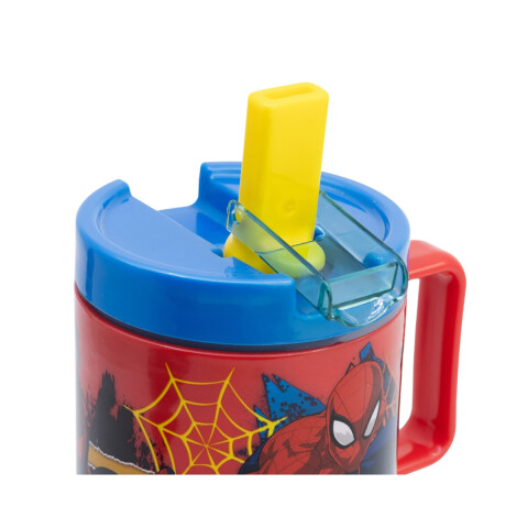 Vaso plástico con pico Cool infantil Spiderman 530 ml U