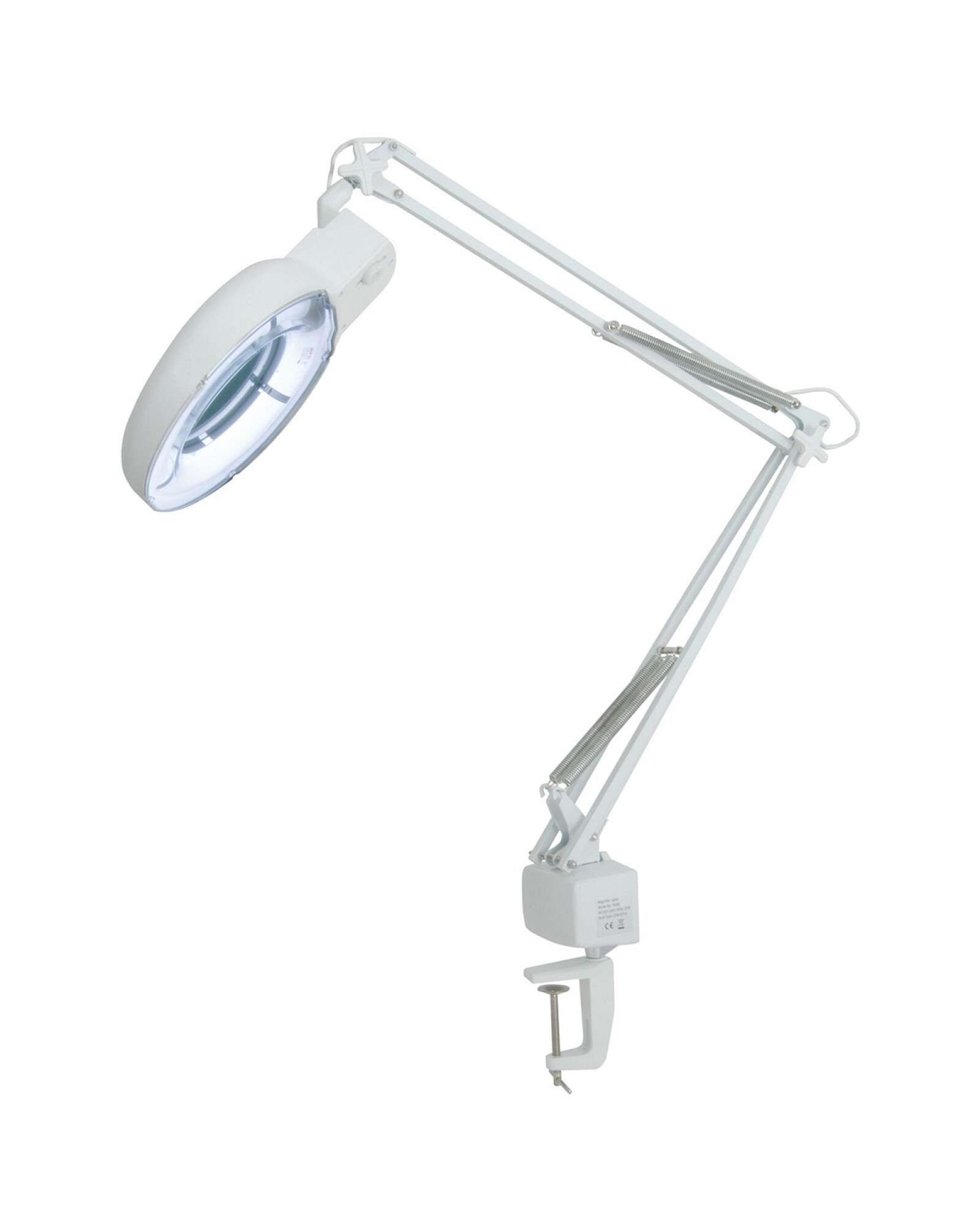 Lámpara de Mesa Multipropósito Articulada con Luz y Lupa — Electroventas