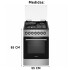 Cocina Combinada Turca Telefunken 3h A Gas 1 Eléctrica Tlf5031g COCINA COMBINADA TELEFUNKEN 3H TLF5031G