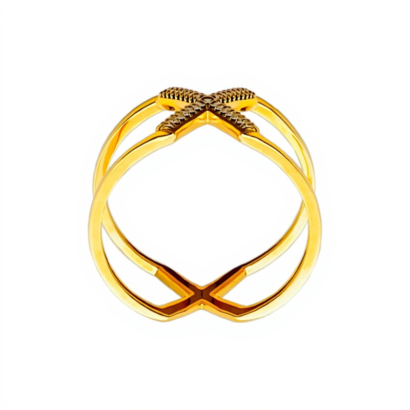Anillo-Oro bajo-Piedra Zirconia-AN8040 conpiedra