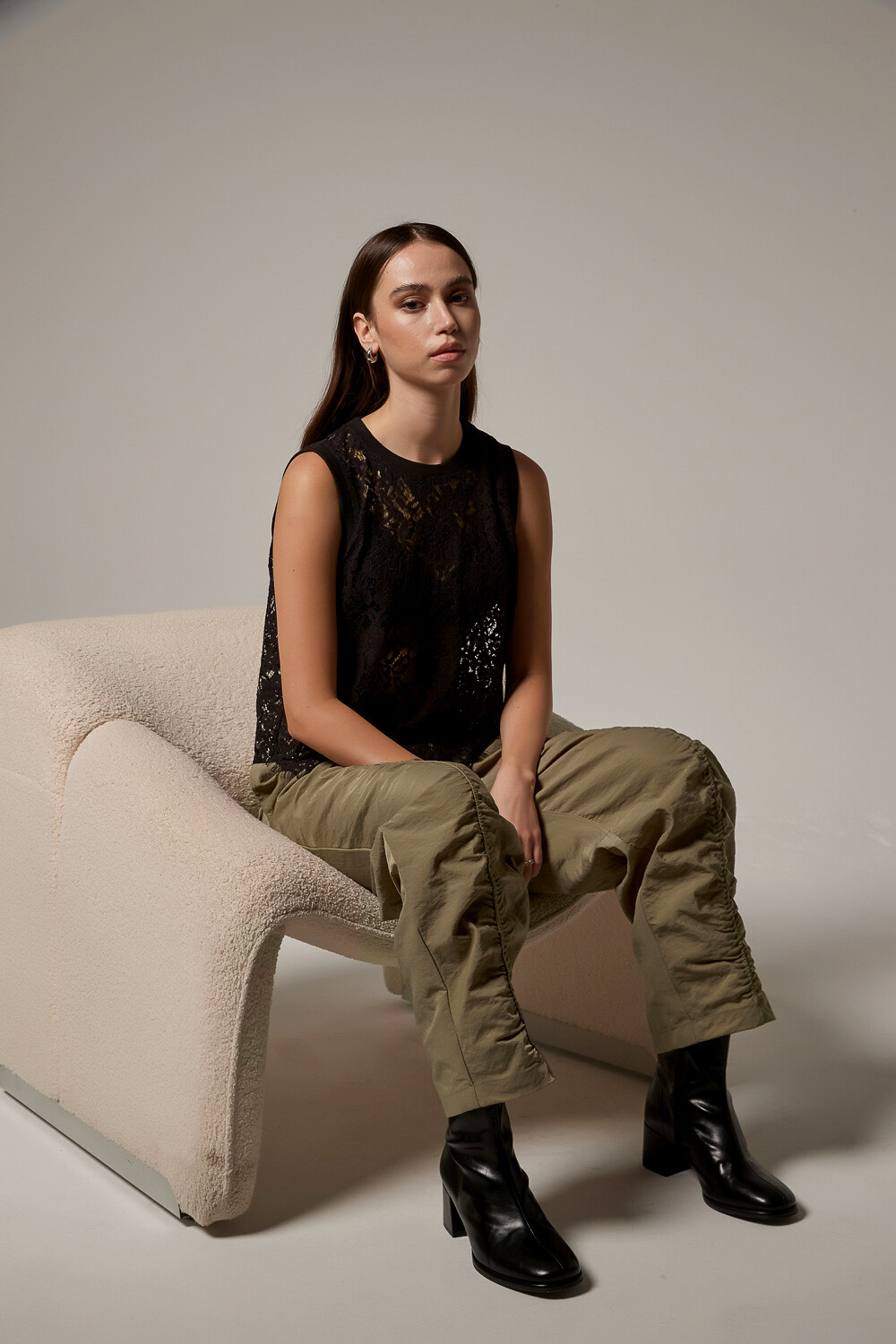 Pantalon Nomae Verde Grisaceo