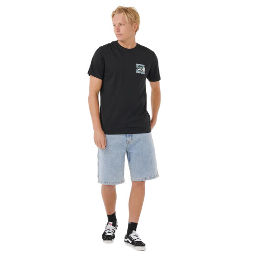Remera Rip Curl Hazed & Tubed - Negro Remera Rip Curl Hazed & Tubed - Negro